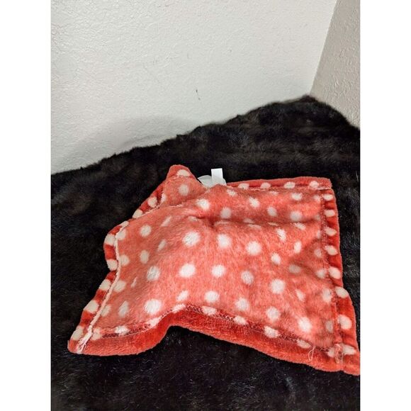 Disney Junk Food Minnie Mouse Red and White Polka Dot Lovey Blanket 2018 - Picture 3 of 4